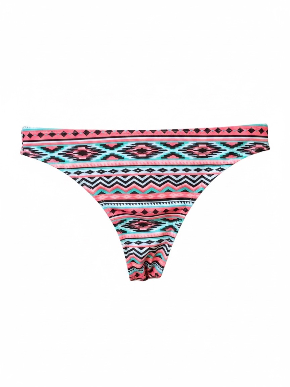 OP Ocean Pacific Geometric Ikat Bikini Bottoms Size XL